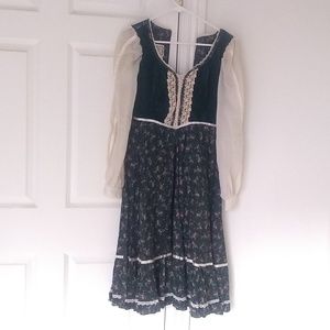 Gunne Sax Vintage Prairie Dress (Broken zipper)